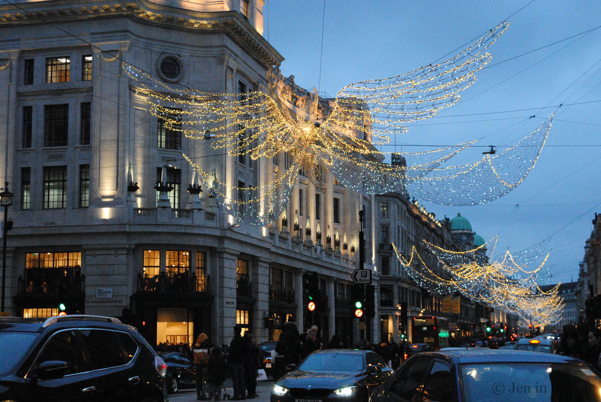 Regent Street London Spirit of Christmas Lights